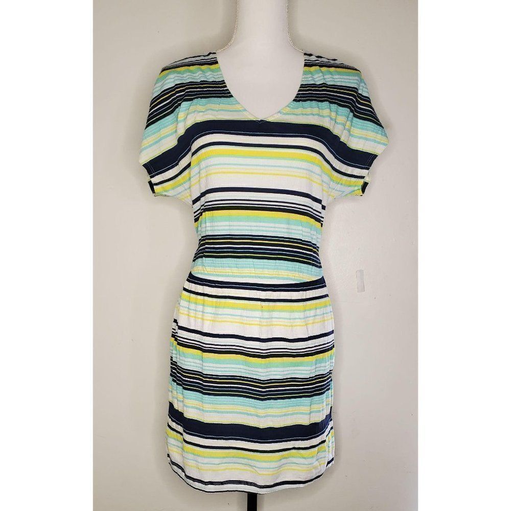 LA Made Beach Belted Scrunch Waist Dress XS